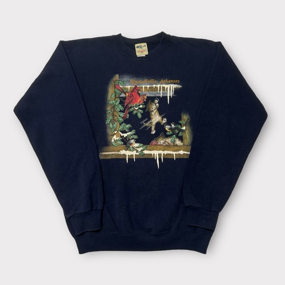 Vintage 90’s Graphic Kitty Sweatshirt - Picture 1 of 3